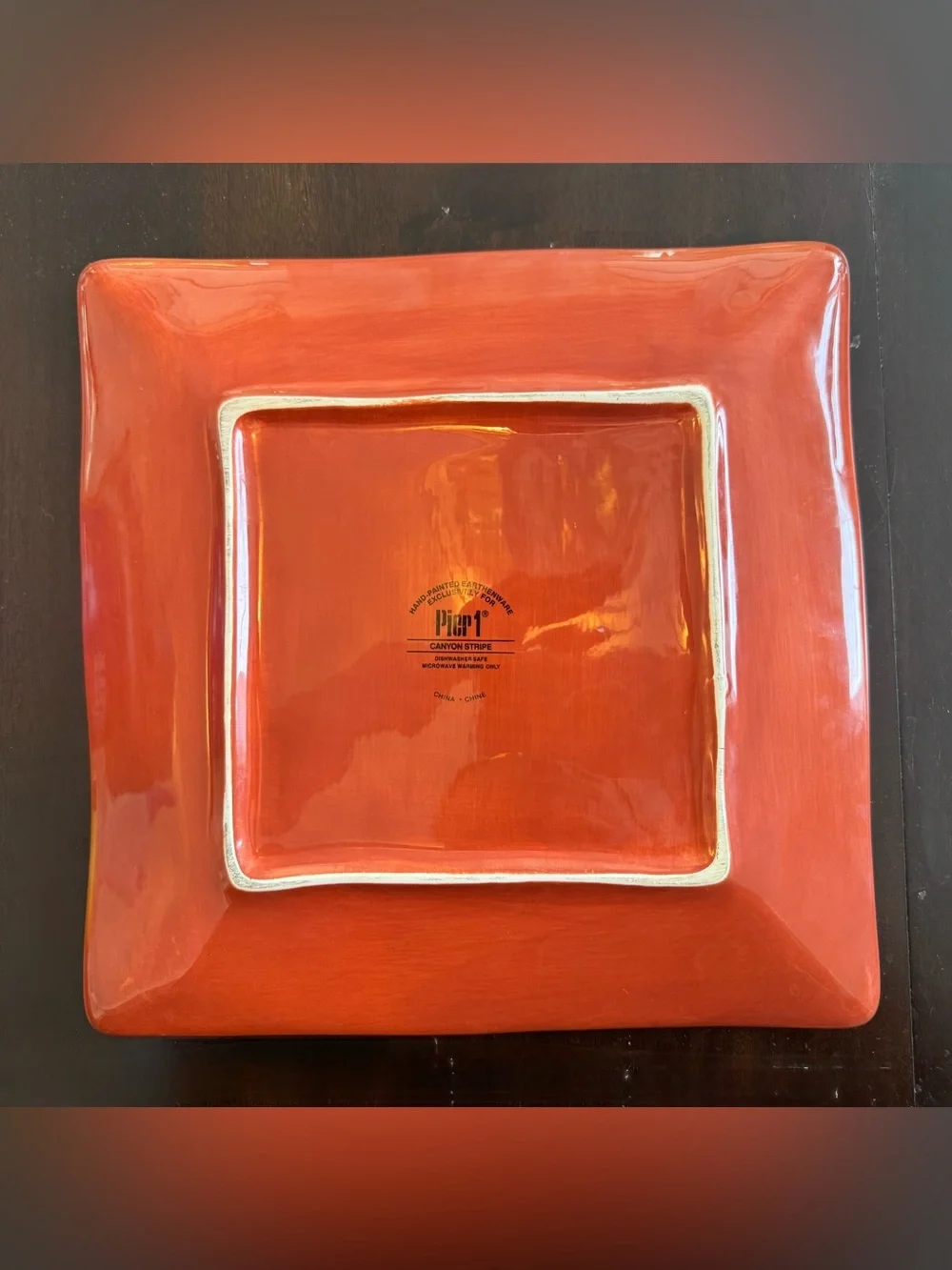 Pier 1 CANYON STRIPE PLATE